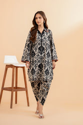 2-PC Printed Cotton Shirt with Trouser CPM-4-21S